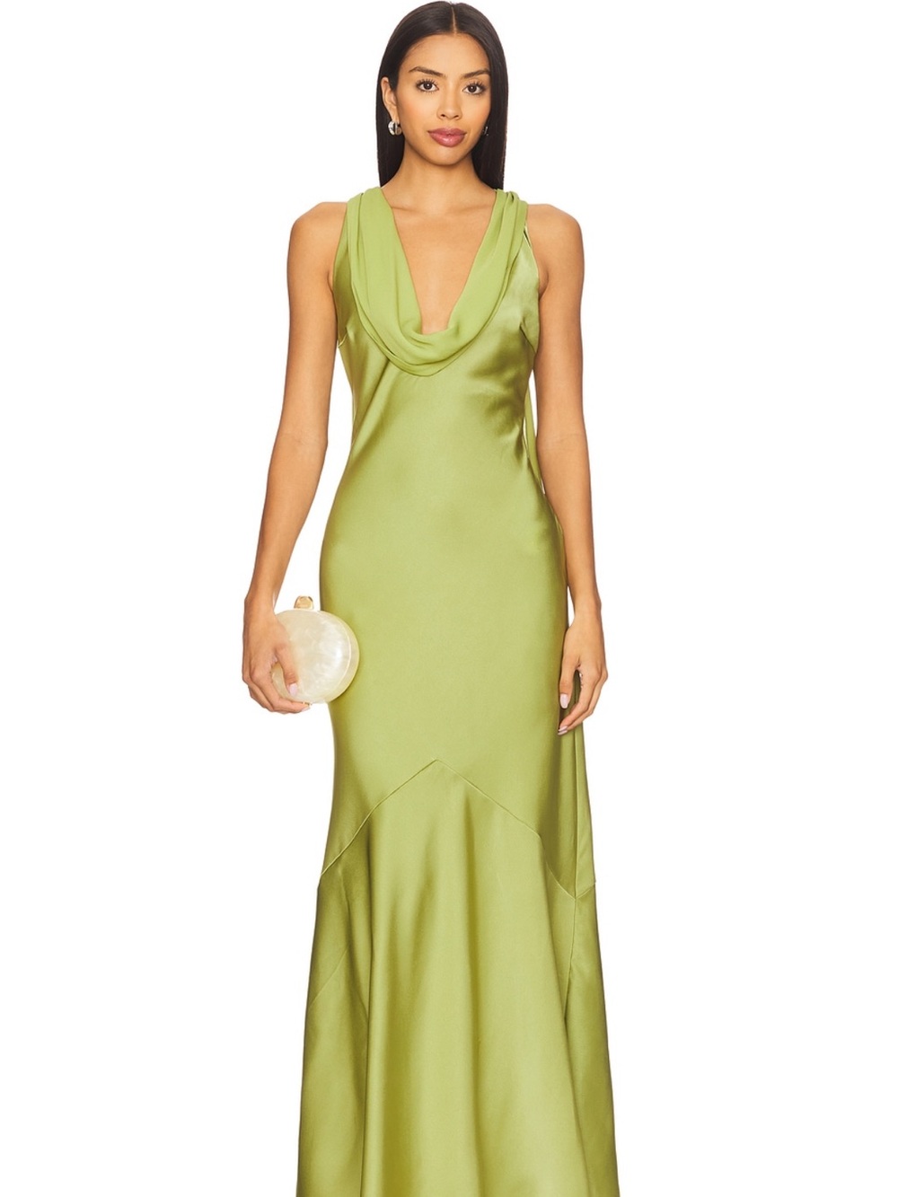 x REVOLVE Gabriella Maxi Dress in Olive (Runway The Label)
